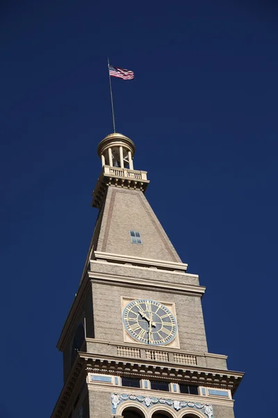 Historiska D & F Clocktower - Denver — Stockfoto