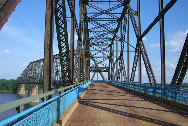 Route 66 - Chain of Rocks Bridge — Stock Photo, Image