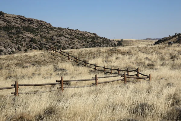 Wyoming gräsmark landskap — Stockfoto
