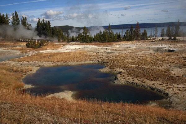 Yellowstone - west duim geyser basin — Stockfoto