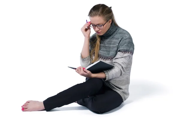 stock image Girl in glasses