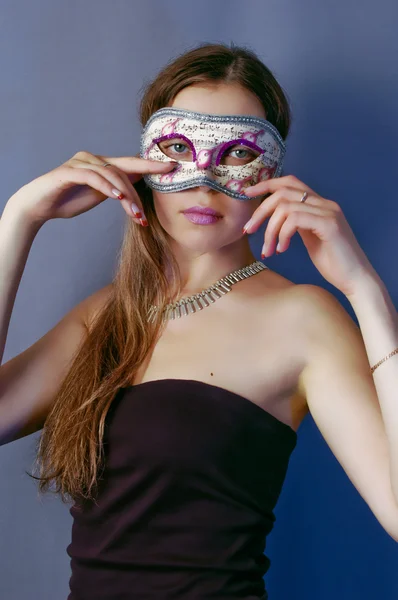 Женщина в маске 5 — стоковое фото