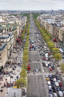 Champs Elysees, Paris clipart