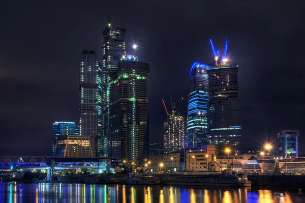 Skyskrapor i Moskva — Stockfoto