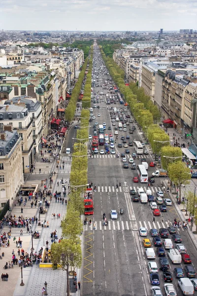 Champs Elysees caddesi Champs Elysées, paris — Stok fotoğraf