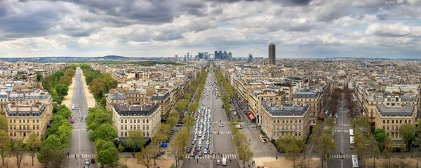 Алеях і хмарочосів, Париж Стокова Картинка
