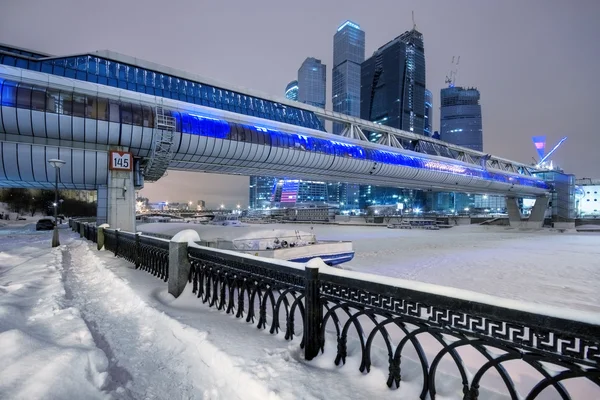 在莫斯科的摩天大楼 图库图片