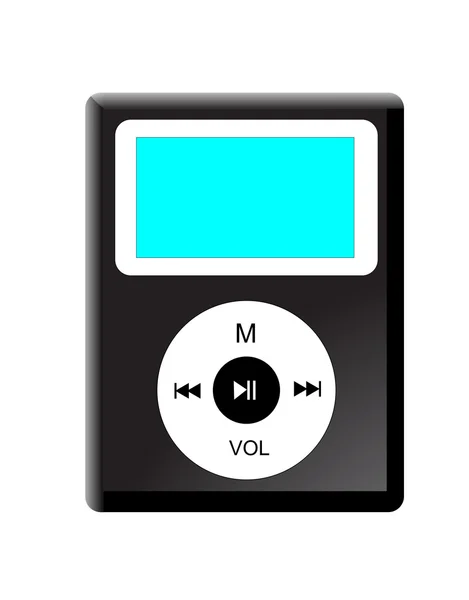 MP3 speler vector — Stockvector