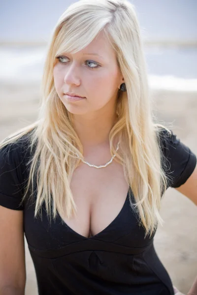 Blond girl portrait — Stock Photo, Image