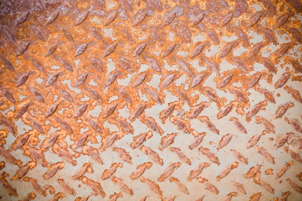 Ржавая металлическая текстура пола — стоковое фото
