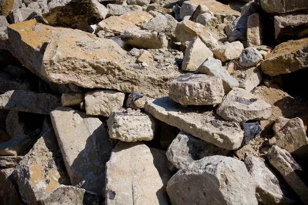 stock image Demolished concrete building