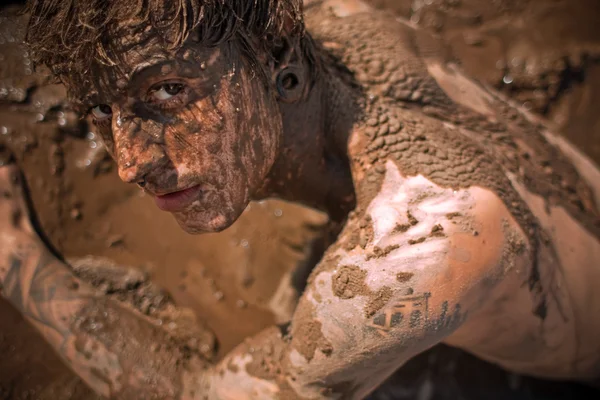 Muddy guy — Stock Photo, Image