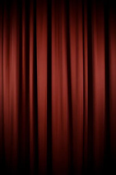 A cortina vermelha Imagem De Stock