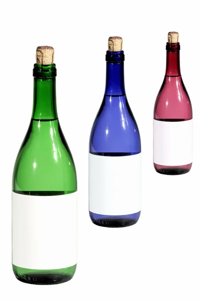 Üveg bor (pezsgő) — Stock Fotó