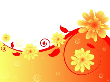 Floral pattern background clipart