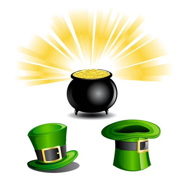 Icônes de la Saint Patrick — Image vectorielle