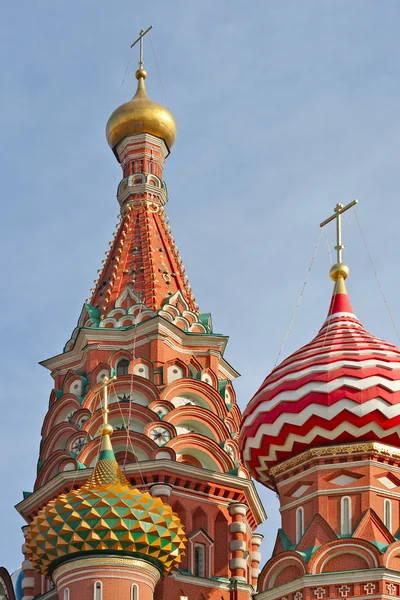 Cupole della cattedrale di Pokrovski . — Foto Stock