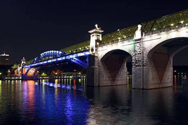 stock image Moscow. Bridge.