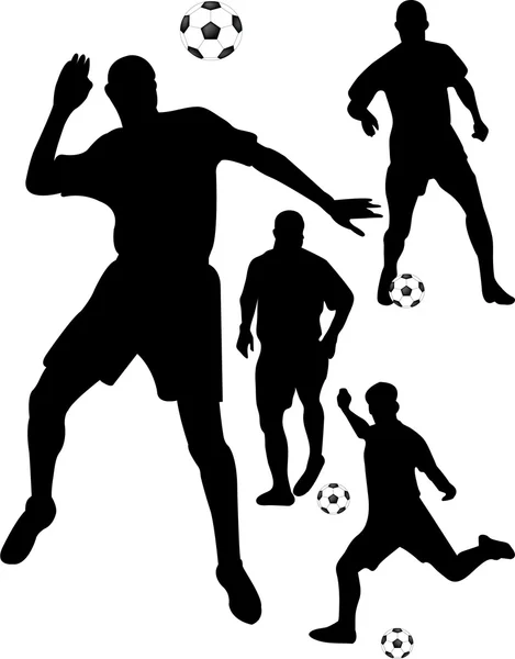 stock vector Soccer player vector