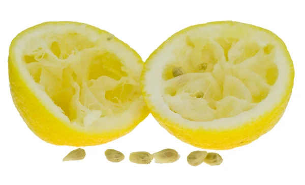 Färskpressad citron Royaltyfria Stockfoton