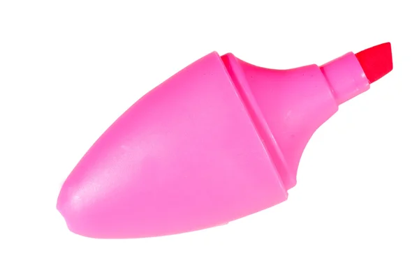 Small Pink Highlighter Pen — Stock Photo, Image