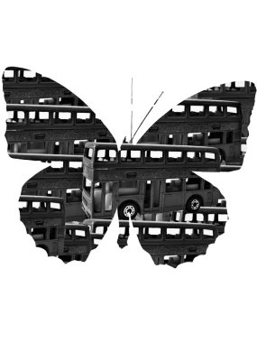 London Butterfly clipart