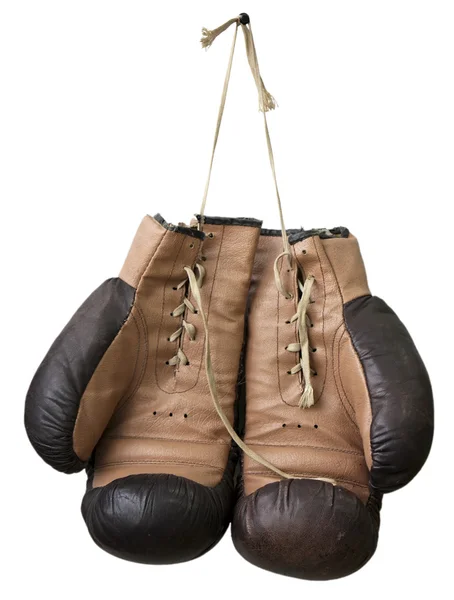 古いボクシンググローブ — ストック写真