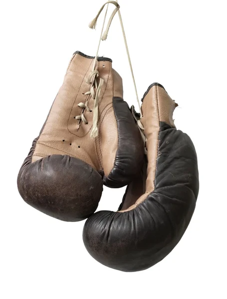 Old boxing gloves — Stock Photo, Image