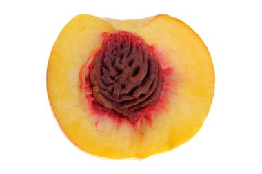 Half peach clipart