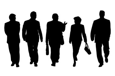 Group of business clipart