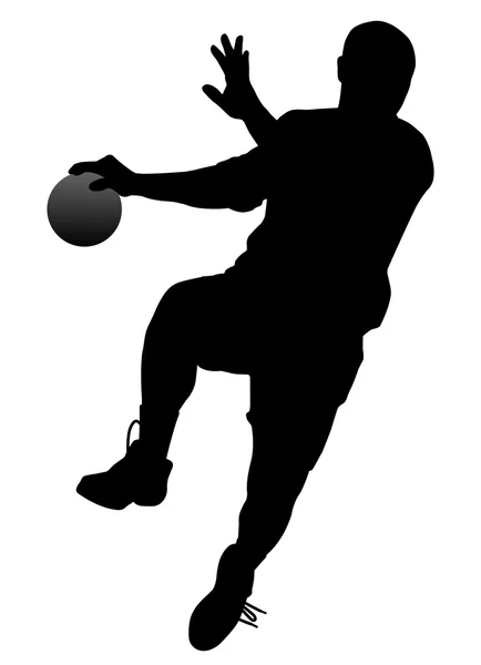 Joueur de handball — Image vectorielle