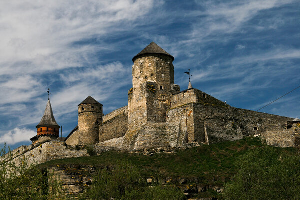 Old castle on a hill