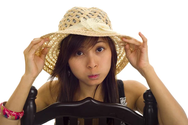 Mooie Aziatische vrouw — Stockfoto