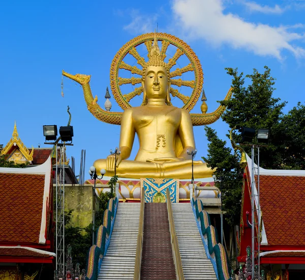 Grand bouddha sur l'île de Samui, Thaïlande — Photo