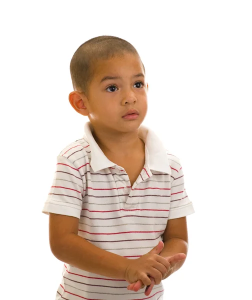 Young multiethnic preschooler boy — Stock Photo, Image