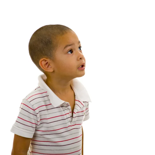 Young multiethnic preschooler boy — Stock Photo, Image