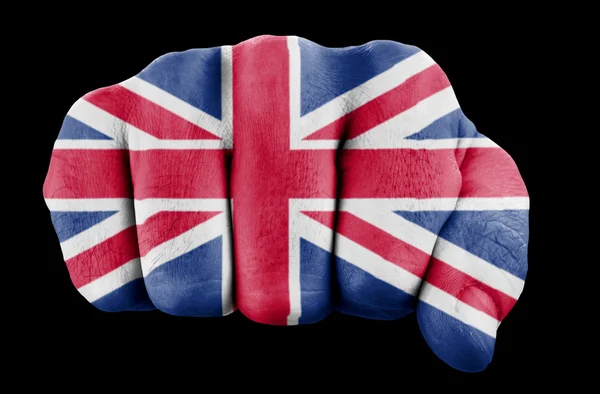 stock image Fist with british flag