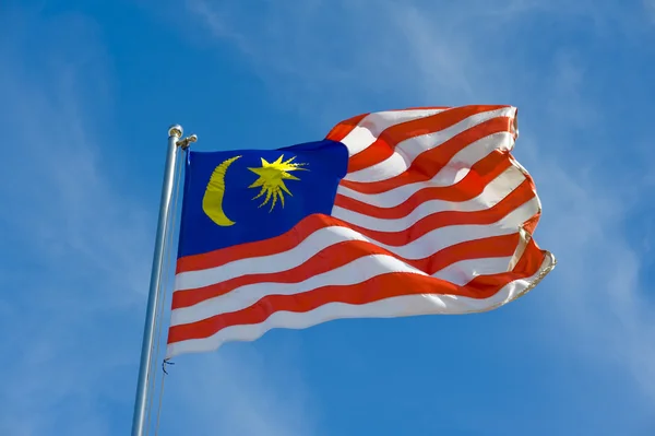 Malaysian flag — Stock Photo, Image