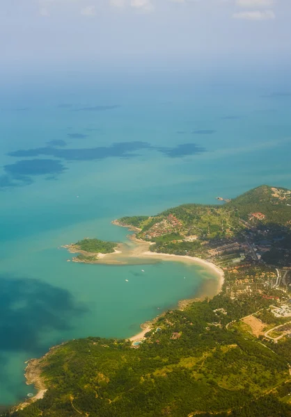 Aerial view of samui island — Stock Photo, Image