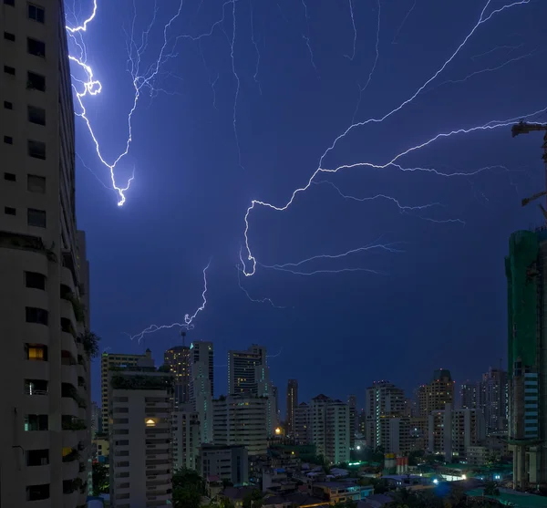 stock image Lightning strikes in bangkok