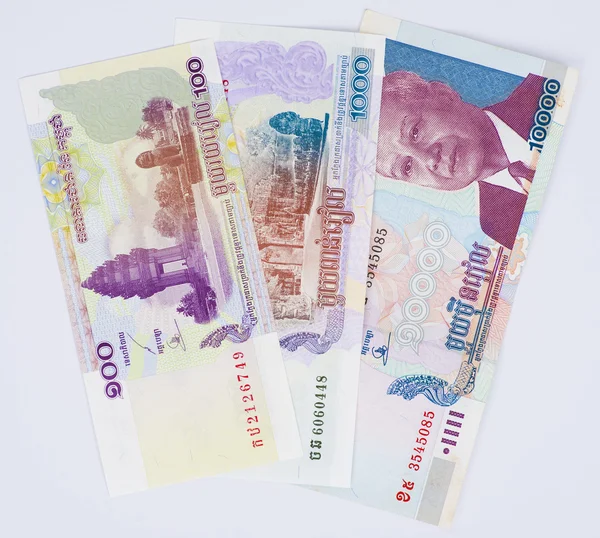 Dinheiro cambojano — Fotografia de Stock