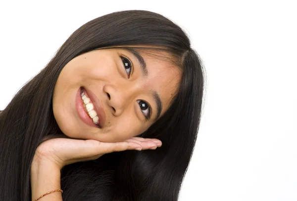 Ładny azjatycka nastolatka — Zdjęcie stockowe
