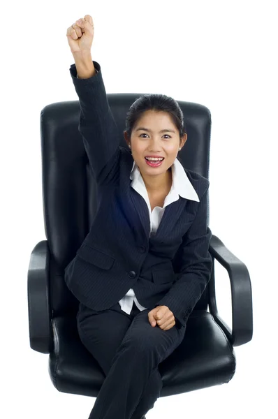 Επιτυχημένη ασιατική γυναίκα των επιχειρήσεων — Φωτογραφία Αρχείου