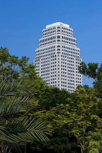 Highrise épület Bangkokban Stock Fotó