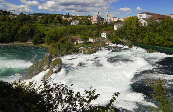 Рейнский водопад крупнейший в Европе Лицензионные Стоковые Фото