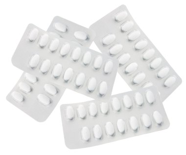 Blister Packs Containing Pills clipart