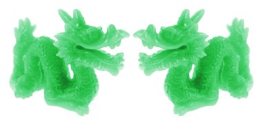 Jade Dragon Ornaments clipart