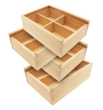 Wooden Boxes clipart