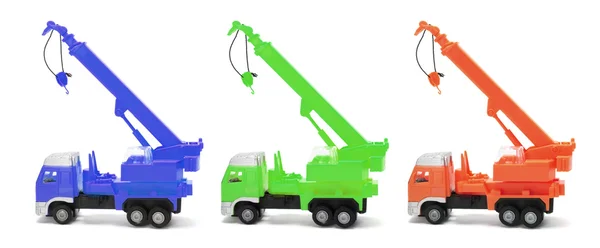 Toy Crane Trucks — Stock Photo, Image