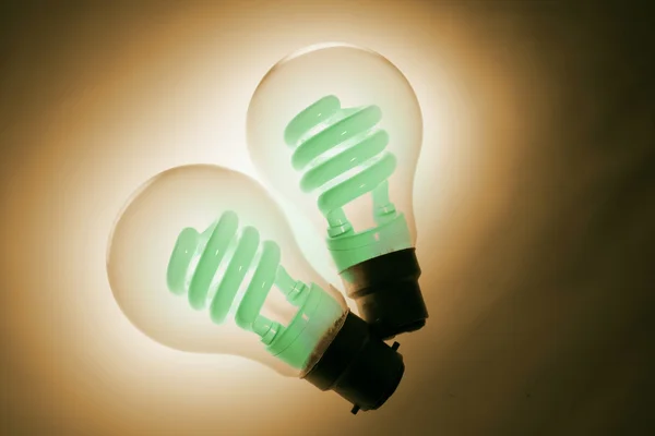 Compacte fluorescerende lampen — Stockfoto